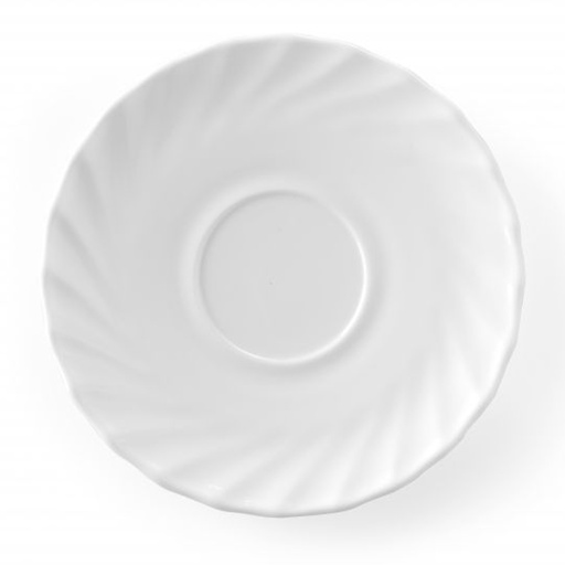 Arcoroc TRIANON 280ml coffee and tea cup saucer set of 6pcs. - Hendi D6926
