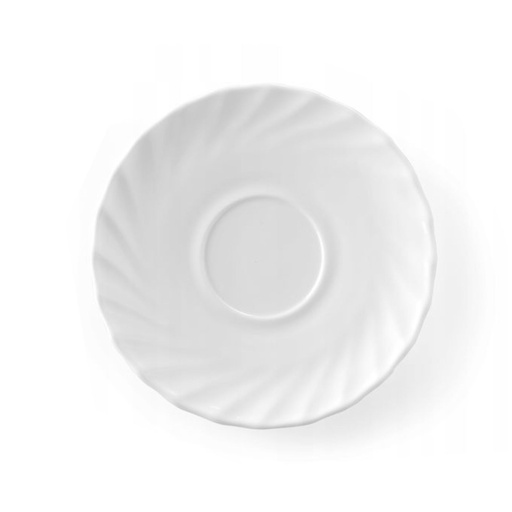 Arcoroc TRIANON 220ml coffee and tea cup saucer set of 6pcs. - Hendi D6925