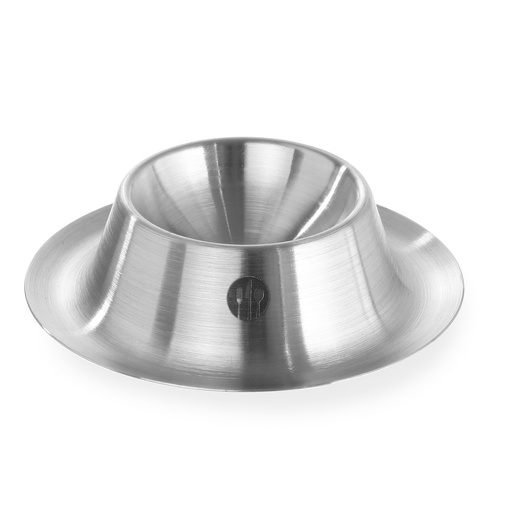 Egg cup holder with rim stainless steel set of 6pcs. - Hendi 441466