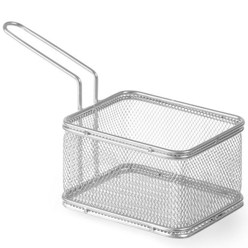 Miniature fried snack basket stainless steel 125x100x85mm - Hendi 426432