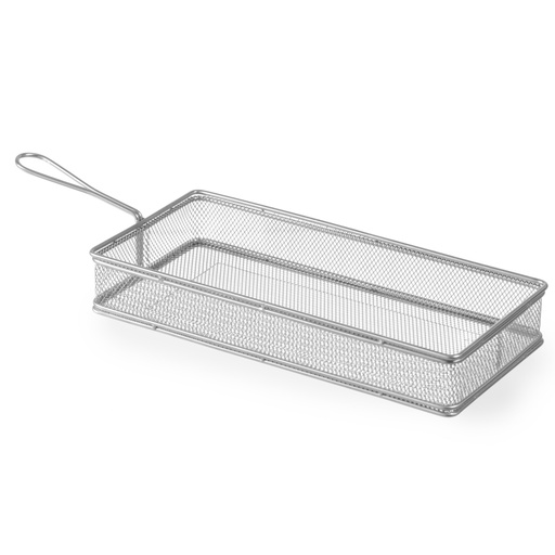 Miniature basket for fried snacks stainless steel 275x130x45mm - Hendi 426456
