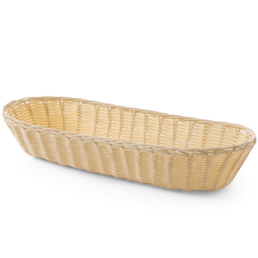 Polyirattan oval bread basket 375x140x70mm - Hendi 426906