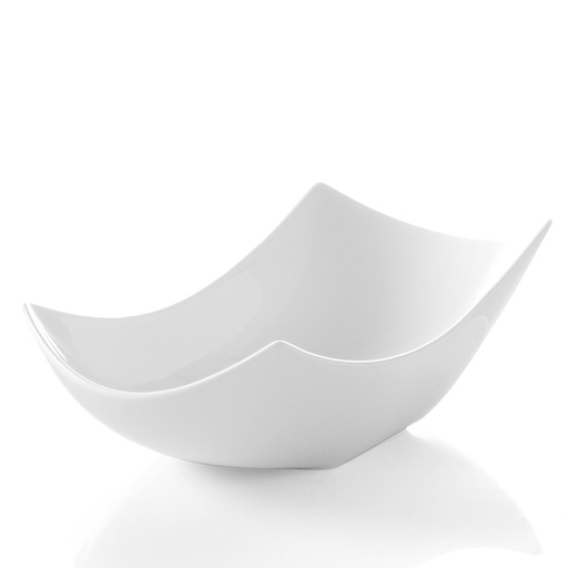 Vanilės dekoratyvinis dubenėlis iš balto porceliano 225x111x62mm - Hendi 785560