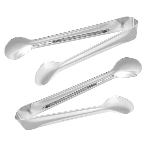 Stainless steel sugar tongs 160mm long set of 2pcs. - Hendi 523629