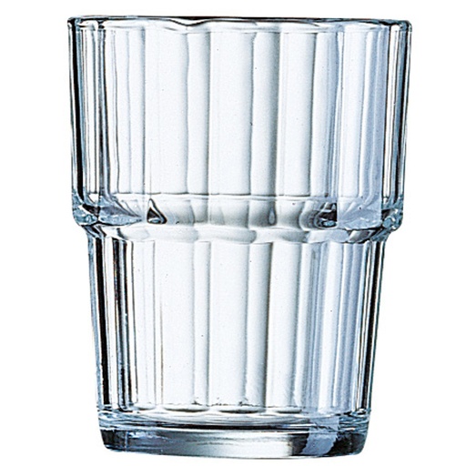 Arcoroc NORVEGE low glass tempered glass 250ml set of 6pcs. - Arcoroc 61697
