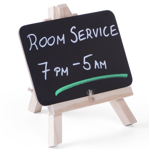 Table advertising sign on easel 148x97mm set of 2 pcs. - Hendi 664087