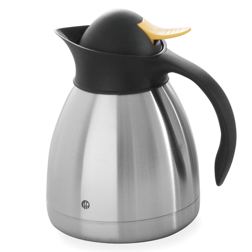 Thermal tea catering thermos double wall steel jug 1L - Hendi 446522