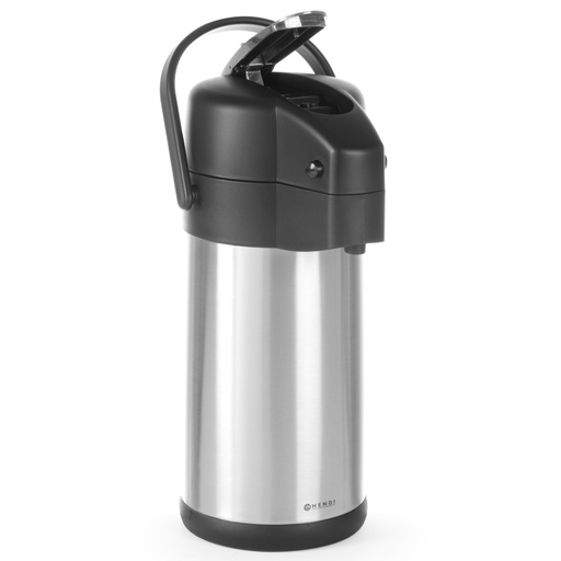 Termosas su pompa karštiems gėrimams, 3L talpos, iš plieno, skirtas maitinimui - Hendi 445877