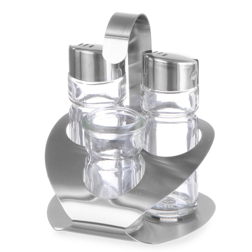 Stainless steel spice set salt pepper toothpicks - Hendi 465325