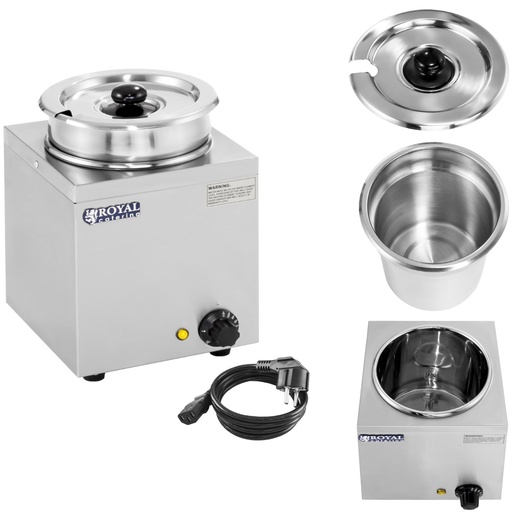 Electric soup warmer bemar 150W 230V 3.8L