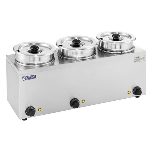 Elektrinis sriubos šildytuvas bemar 450W 230V 3 x 3,8L