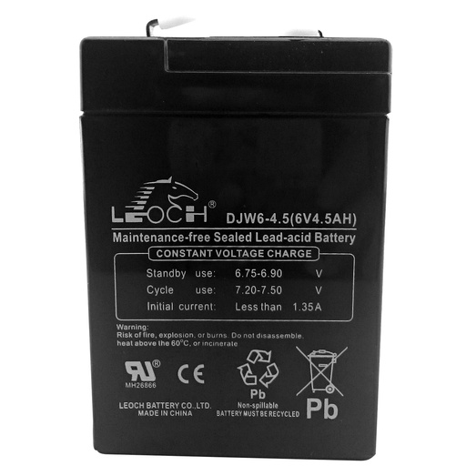 Rechargeable battery for Steinberg Systems DJW6-4.5Ah scales
