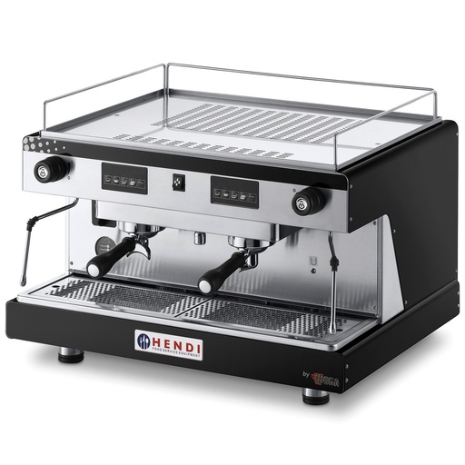Cob coffee maker Top Line by WEGA 2 group electronic black 3.7kW