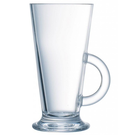 Arcoroc Latte Latino 290ml tall iced coffee glass set of 6pcs.