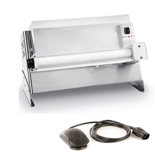 Electric pizza dough rolling machine 250W dia 30cm.