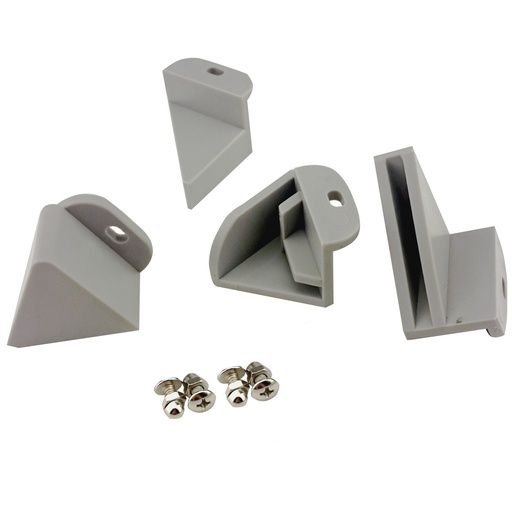 Set of fasteners for the glass of the roller grill Royal Catering