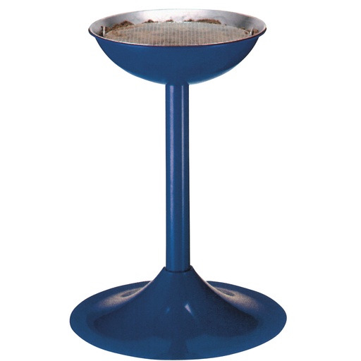 Ashtray outdoor sand bowl standing on a stable base diameter 41cm height 72cm.