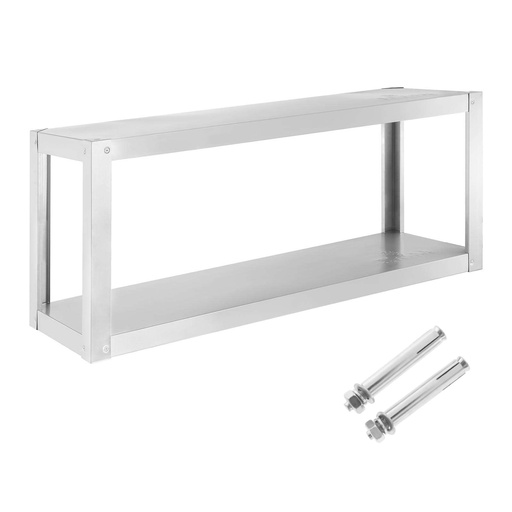 Double wall hanging shelf 38 x 120 x 50 cm Royal Catering