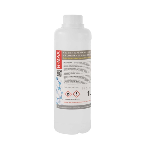 Polyvinyl chloride thinner for paints and varnishes H-MAX 1L