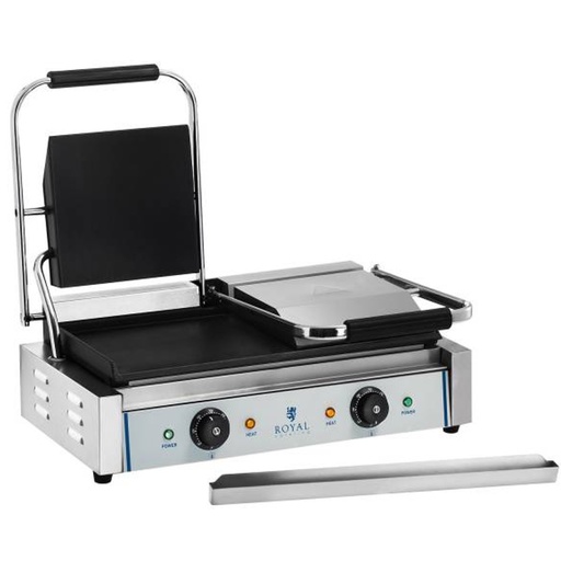 Contact grill double-sided smooth 3600W 230V Royal Catering