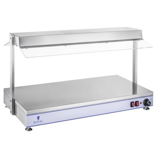 Electric compact heating tray plate 4 halogen lamps 2000W 230V