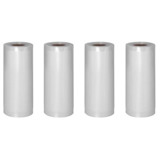 Vacuum bags moled in a roll for vacuum packer KIT 600 x 20 cm 4 rolls LFGB and FDA certificate