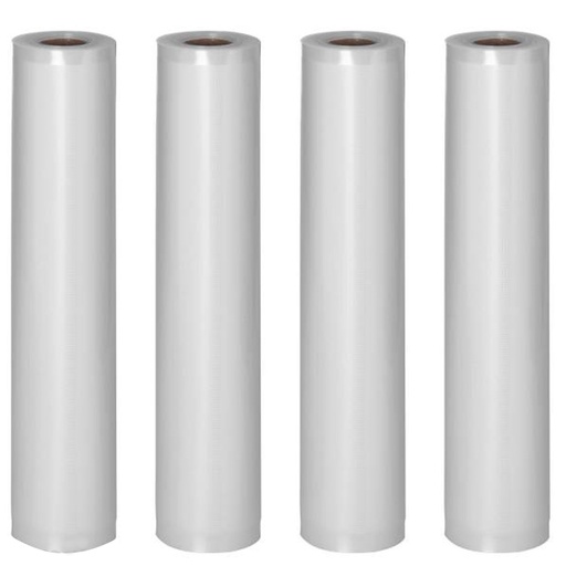 Vacuum film in roll for vacuum packer 600 x 30 cm 4 rolls LFGB and FDA certificate