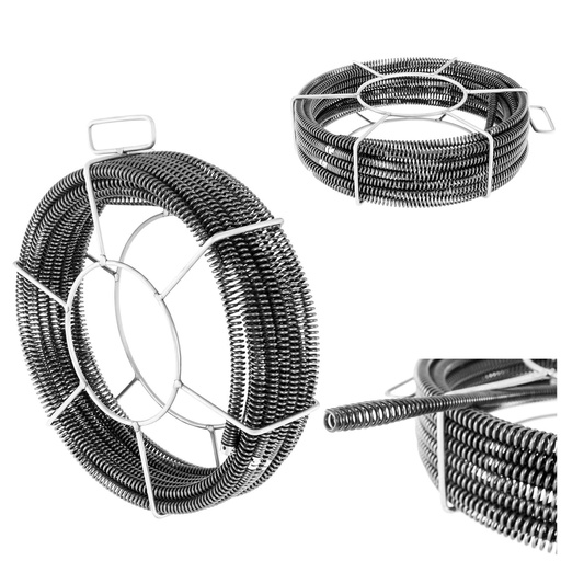 Pusher spiral hydraulic pipe spring 5 x 2.3 m diameter 16 mm KIT