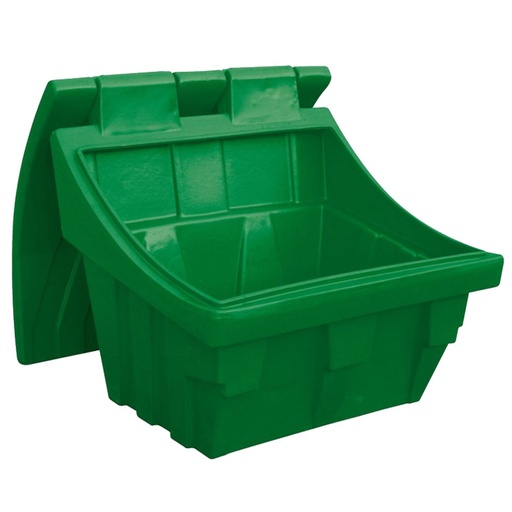 Container box for sand sand and salt for sidewalks 300kg green