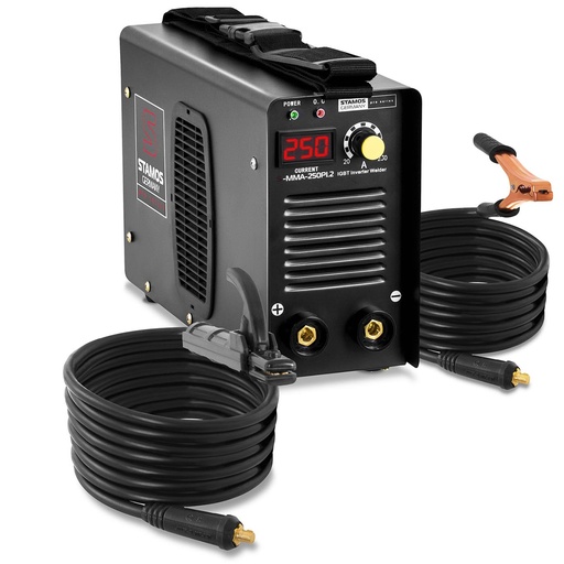 Compact reliable IGBT MMA welder with LED display 250A 230V S-MMA-250PI.2