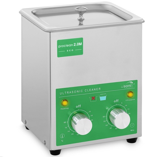 Ulsonix PROCLEAN 2.0M ECO ultrasonic bath washer purifier 2L