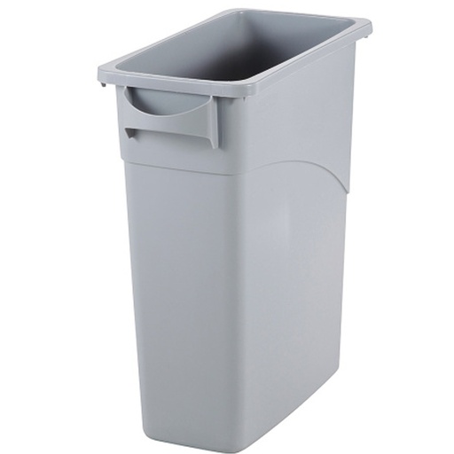 Rubbermaid SLIM JIM reg; 60.5L modular garbage can for selective waste collection.