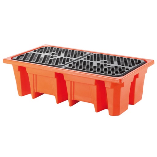 Pallet sump for 2 240L drums