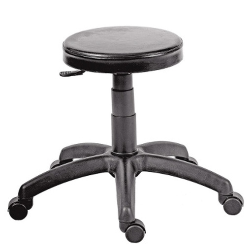 Workbench swivel stool on a mobile base