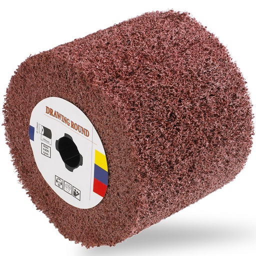 Nylon polishing roller 100 x 120 mm M19 grit 60 MSW-GRIWHEEL-60