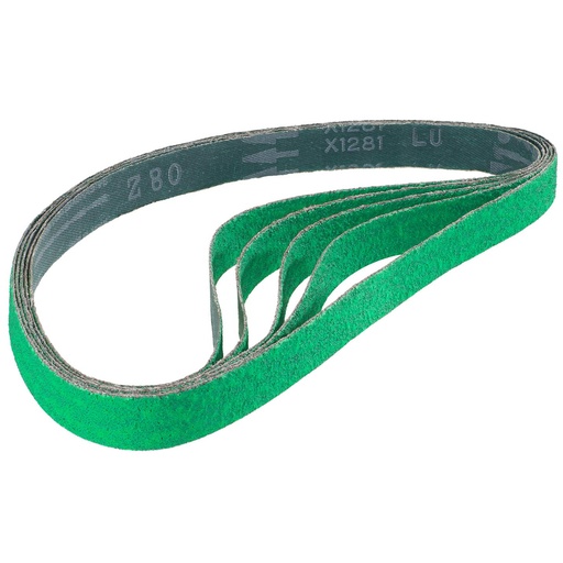 Sanding belts endless sanding belts 20 x 760 mm grit 80 MSW 5 pcs.