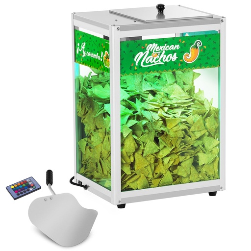 Apgaismots nachos popkorna zemesriekstu sildītājs LED 100W Royal Catering RCNW-1L