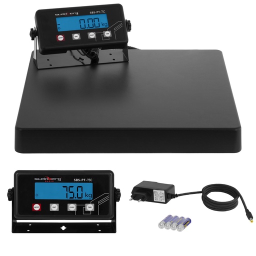 Rūpnieciskie paku pasta svari 75kg / 10g LED Steinberg Systems SBS-PT-75C
