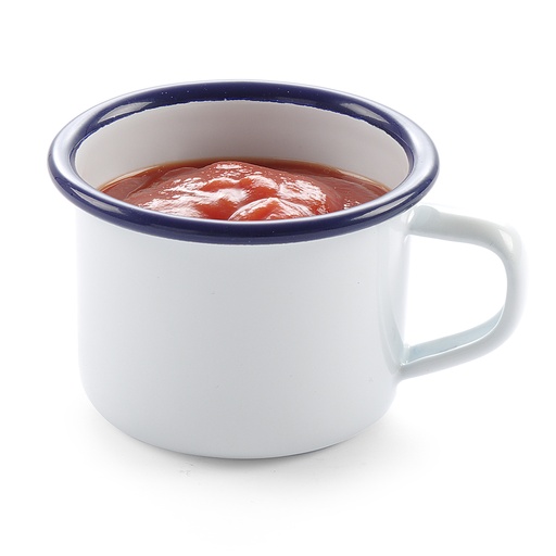 Enamel mug with handle white 120 ml Hendi 621318