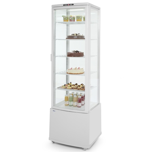 Glass refrigerated display case 280L 5 shelves ARKTIC Hendi 233696