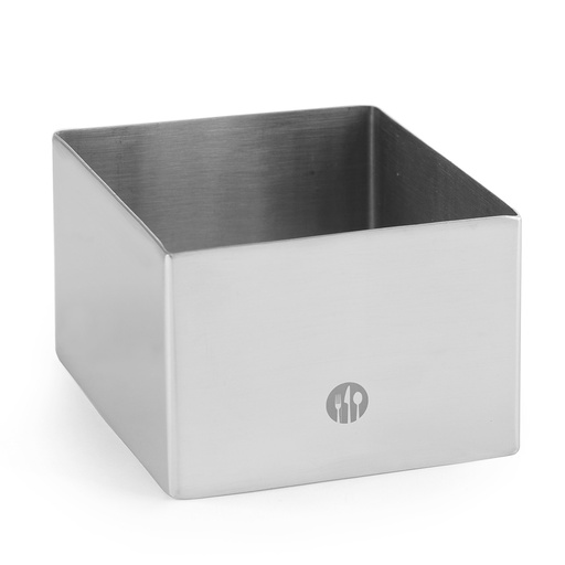 Confectionery square cake pan 80x80x(H)45mm Hendi 512173