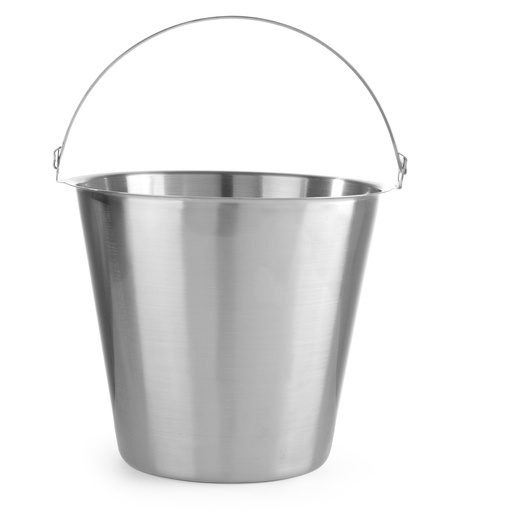 Stainless steel kitchen bucket diameter 310mm 12L Hendi 516744