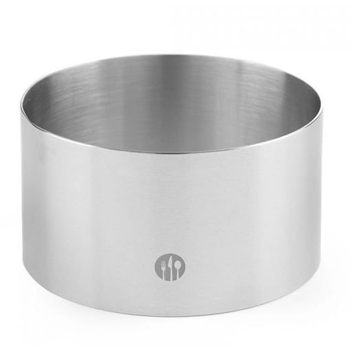 Stainless steel round confectionery baker's rant H 60mm Diameter 200mm Hendi 512371