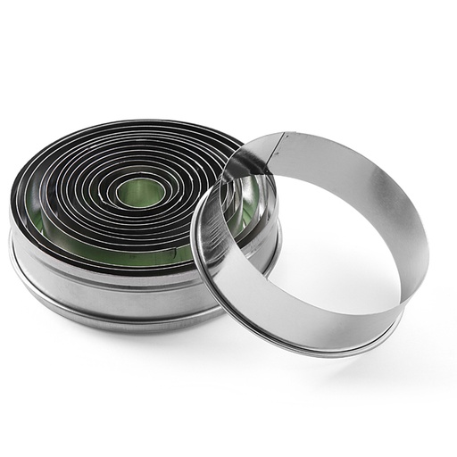 Smooth round cutout mold for cookies ¶ 19 - 112mm Hendi 673416