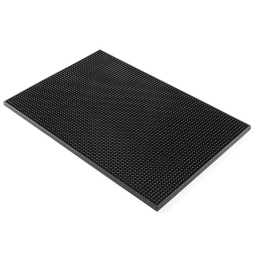 Rectangular rubber bartending mat for pokal glasses 300x150x(H)10mm Hendi 597989