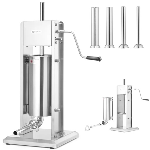 Filling machine vertical sausage spritzer PROFI LINE 5L + funnels Hendi 282588