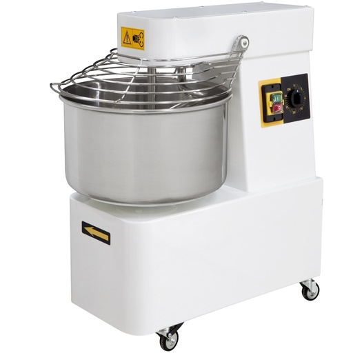 Spiral mixer with fixed bowl 2 speeds 17kg 22kg/h Hendi 222867