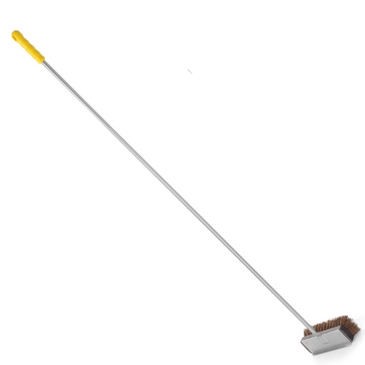 Brush for pizza oven with natural hard bristles 220x70x(H)1700mm Lilly Codroipo Hendi 525661