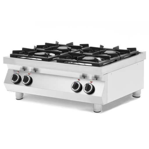 Kitchen Line 4-burner gas cooker 2x 6kW 2x 3.5kW Hendi 227381