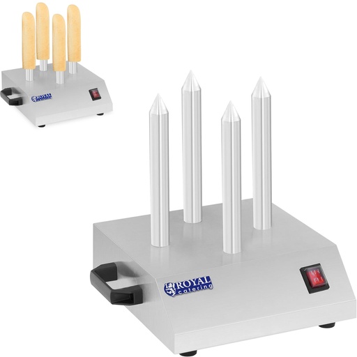 Warming device for 4 hot dog buns Royal Catering RCHW-200